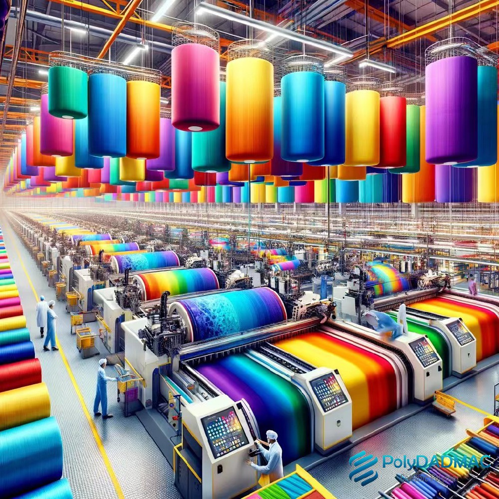 The application of polydadmac in textile printing and dyeing